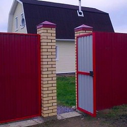 Калитка  из профнастила